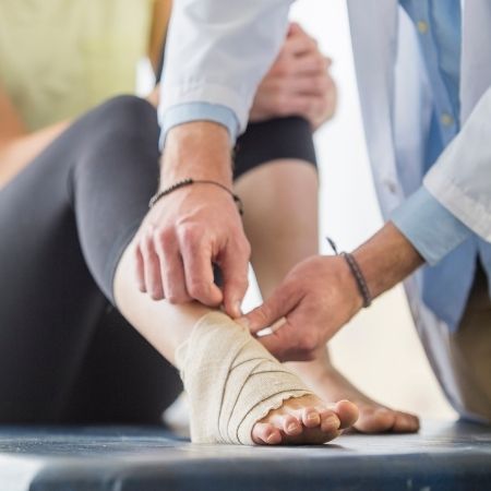 Травмы голеностопного сустава