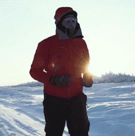 Забег в Оймяконе на 50км при -60 ради больного ДЦП ребенка.