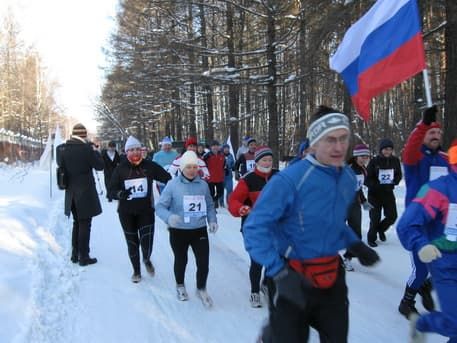 Забег Снегобег «Яблочко»