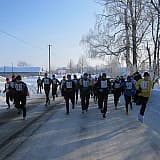 Пробег, посвященный Дню защитника Отечества, Волосовский район, д. Бегуницы