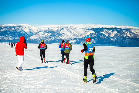 Забег Olkhon Ice Trail