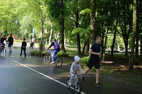 Забег parkrun Тула Центральный парк